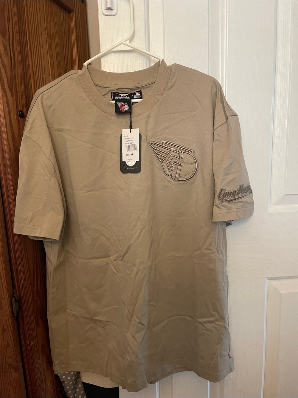 Pro-Standard Officially Licensed Cleveland Guardians Tan T-Shirt